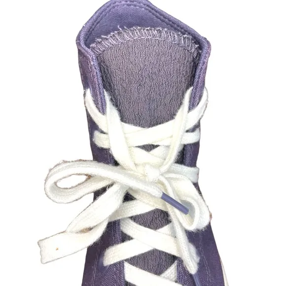 Converse CTAS Hi Lift Jacquard Camo Dark Raisin Platform Sneakers Size 7.5