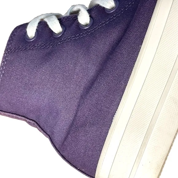 Converse CTAS Hi Lift Jacquard Camo Dark Raisin Platform Sneakers Size 7.5