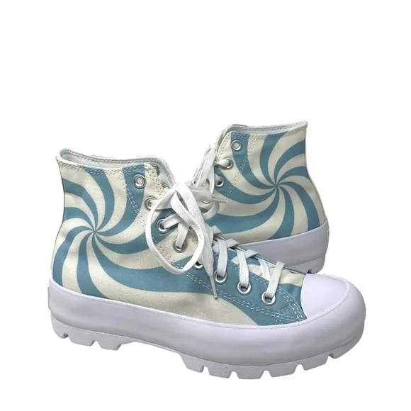 Converse Ctas Lugged Blue Candy Canvas High Top Women's Sneakers Skate A10017C