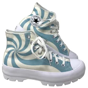 Converse Ctas Lugged Blue Candy Canvas High Top Women's Sneakers Skate A10017C