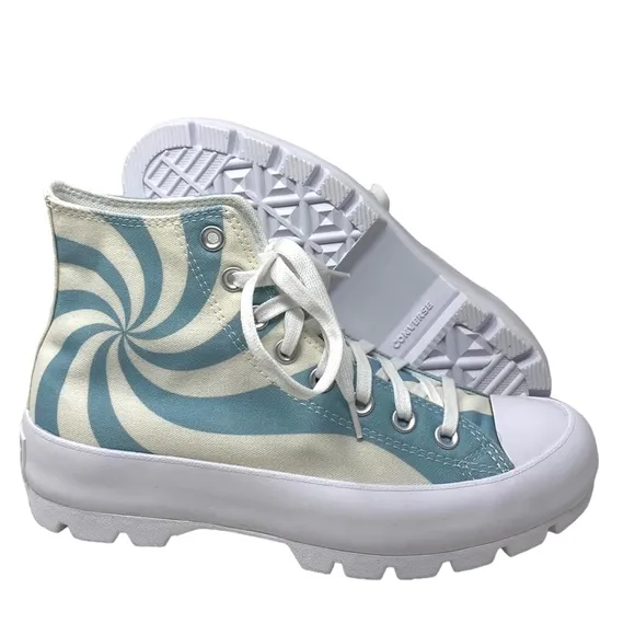 Converse Ctas Lugged Blue Candy Canvas High Top Women's Sneakers Skate A10017C