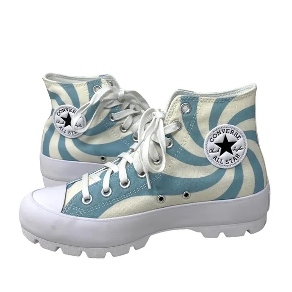 Converse Ctas Lugged Blue Candy Canvas High Top Women's Sneakers Skate A10017C