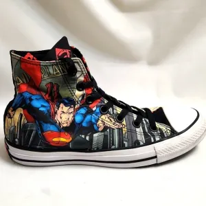 Converse CTAS Superman Hightop sneakers (Unisex m 6, w 8)