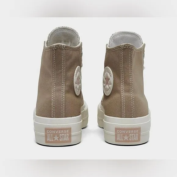 Converse High-Top Canvas Sneakers - Tan