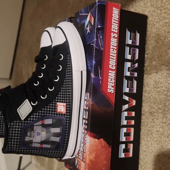 Converse Kids Black White High-Top Sneakers