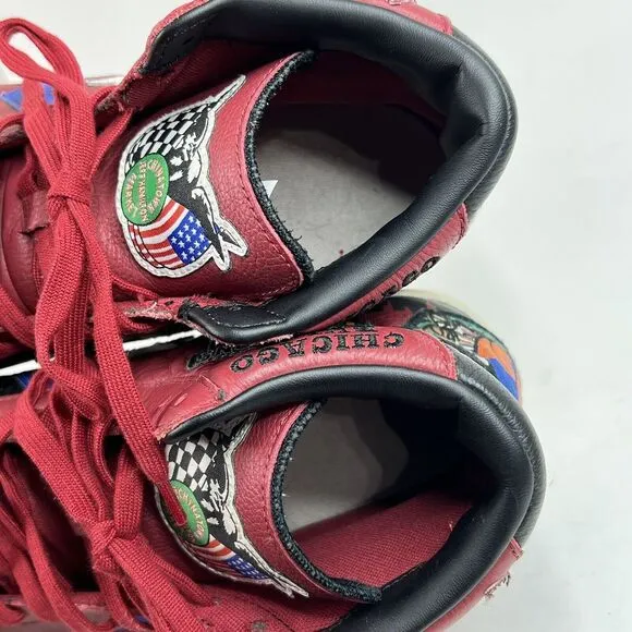 Converse x ChinaTown Market Pro Leather Hi Chicago Bulls Men 10 Sneakers 171241C
