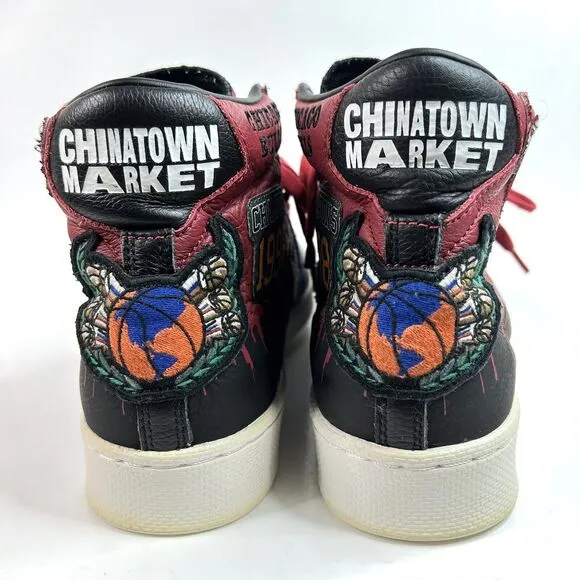 Converse x ChinaTown Market Pro Leather Hi Chicago Bulls Men 10 Sneakers 171241C