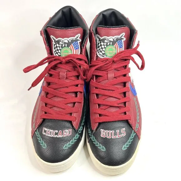 Converse x ChinaTown Market Pro Leather Hi Chicago Bulls Men 10 Sneakers 171241C