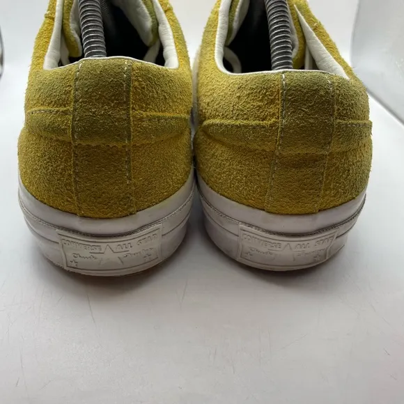 Converse X Golf Le Fleur Women's Yellow Suede Sneakers size 10