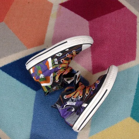 Converse All Star Chuck Taylor X DC Comics Batman Hi Top Sneakers Youth 11 US