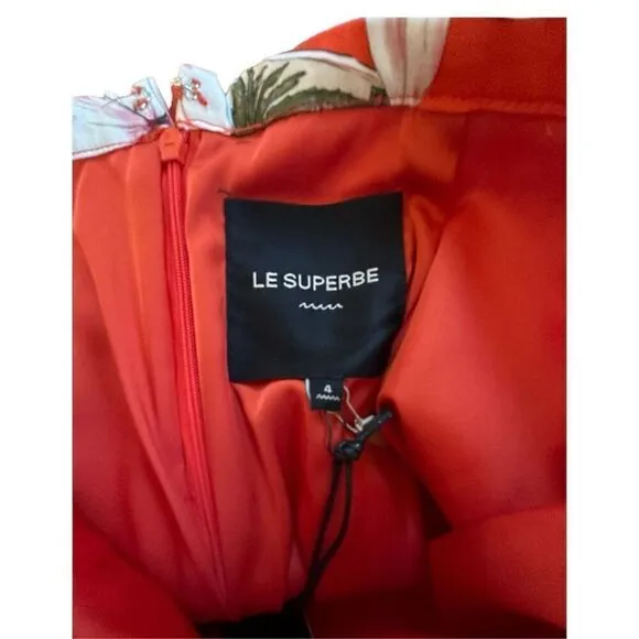 COPY - LE SUPERBE POSTCARD MINI SKIRT- SIZE 4