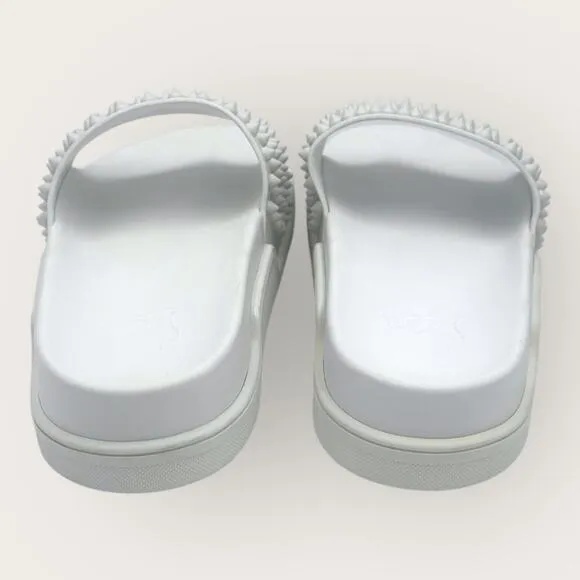 COPY - Pool Fun Flat leather spike sandals size 42Men 9 Womans 11.5