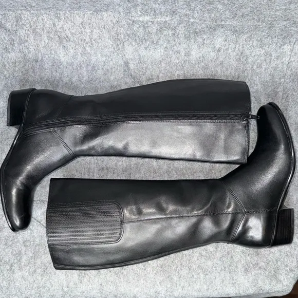 Corso Como‎ Classic Knee High Riding Boots in Black- Sz 5.5