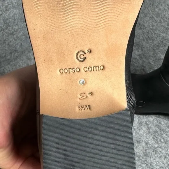 Corso Como‎ Classic Knee High Riding Boots in Black- Sz 5.5