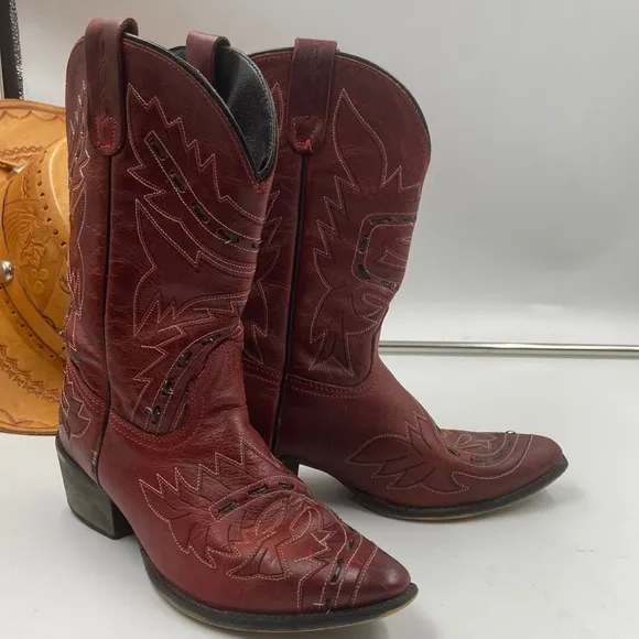 Cowboy Boots Dan Post Youth sz 4