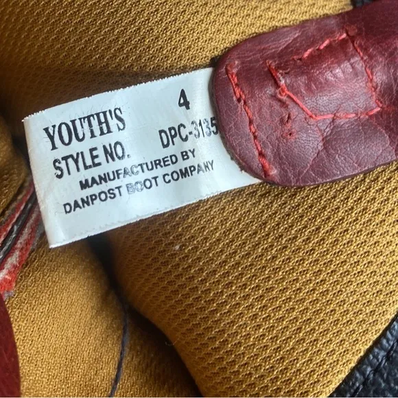 Cowboy Boots Dan Post Youth sz 4