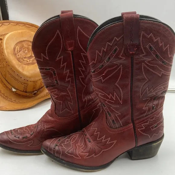 Cowboy Boots Dan Post Youth sz 4