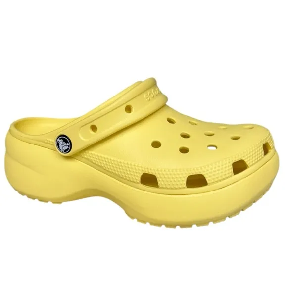 Crocs Classic Bae Clog Platform Sandals – Yellow – Women’s Size 7
