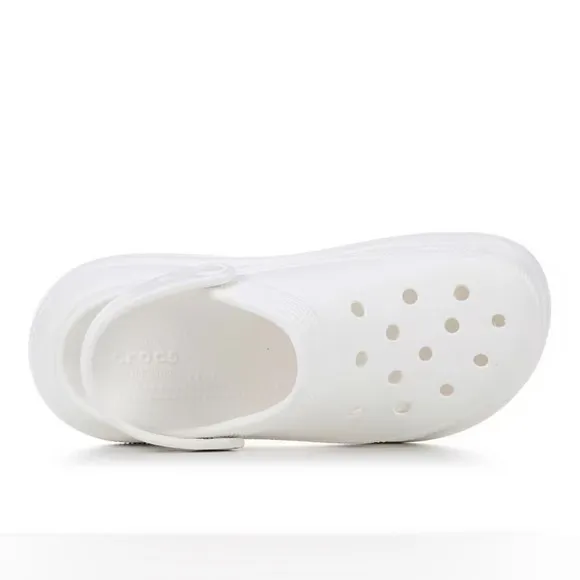 Crocs Classic Crush Clog White Platform Sandals Unisex Shoe Size‎ M8/W10 New