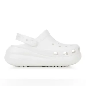 Crocs Classic Crush Clog White Platform Sandals Unisex Shoe Size‎ M8/W10 New