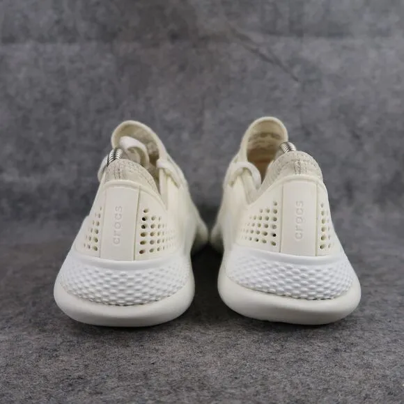Crocs Shoes Womens 9 Sneakers LiteRide 360 Pacer Perforated Rubber Slip On White