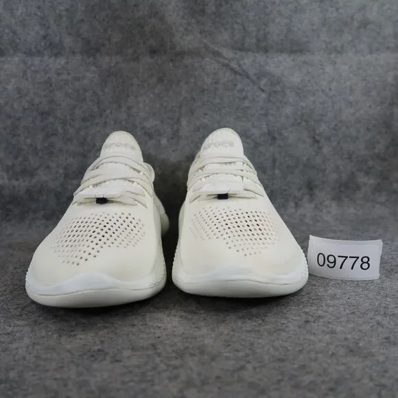 Crocs Shoes Womens 9 Sneakers LiteRide 360 Pacer Perforated Rubber Slip On White