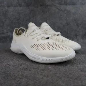 Crocs Shoes Womens 9 Sneakers LiteRide 360 Pacer Perforated Rubber Slip On White