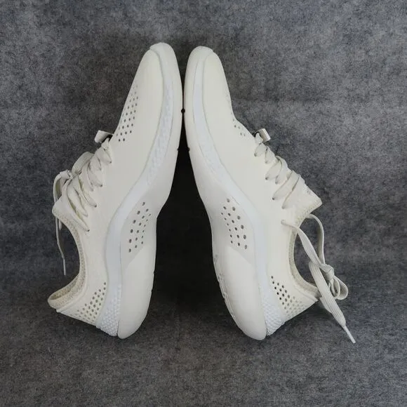 Crocs Shoes Womens 9 Sneakers LiteRide 360 Pacer Perforated Rubber Slip On White