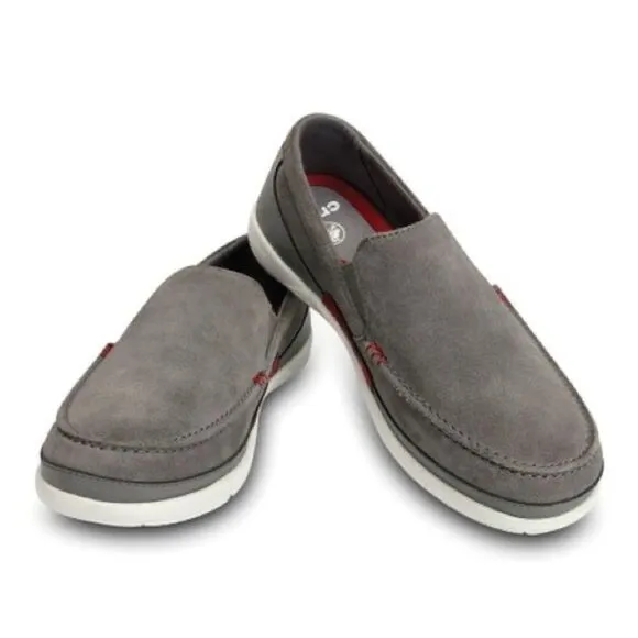 CROCS Unisex Walu Accent Suede Loafers