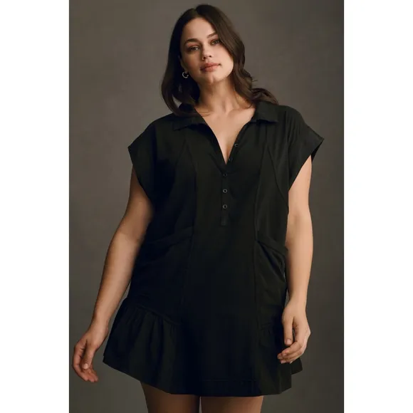 Daily Practice by Anthropologie Black 3XL Tunic Dress