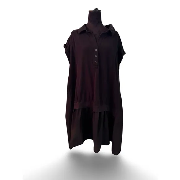 Daily Practice by Anthropologie Black 3XL Tunic Dress