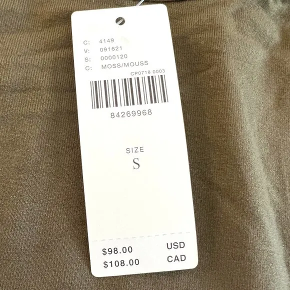 Daily Practice by Anthropologie Sleeveless Side-Ruched Dress NWT