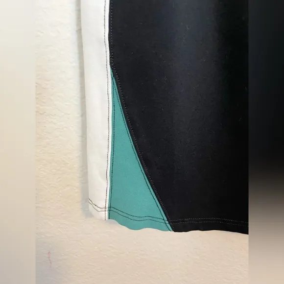 Daily Practice x Anthropologie Full Court midi skirt Black color-block. Medium