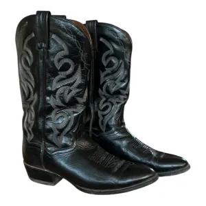 DAN POST Men’s MILWAUKEE Black Western Boots - SNIP Toe Size 10