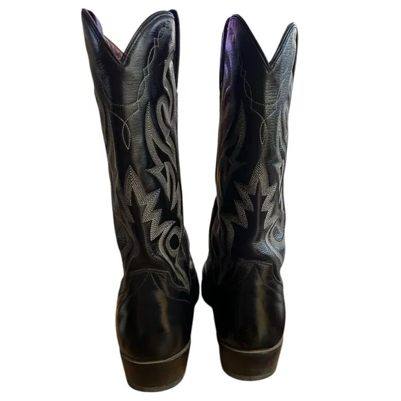 DAN POST Men’s MILWAUKEE Black Western Boots - SNIP Toe Size 10