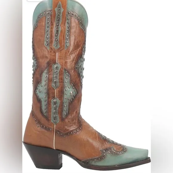 Dan Post Womens Taryn Snip Toe cowboy western cowgirl boots size 9 brand new