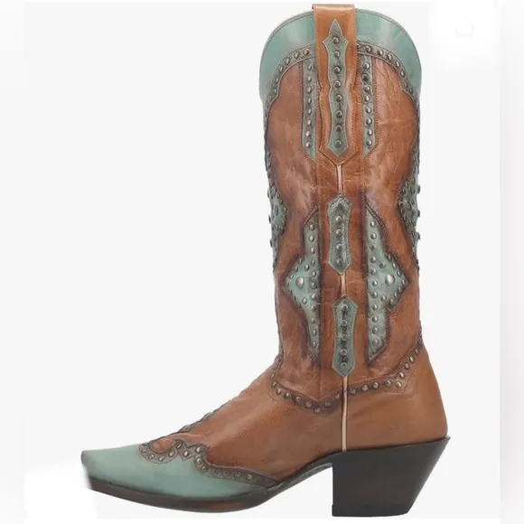 Dan Post Womens Taryn Snip Toe cowboy western cowgirl boots size 9 brand new