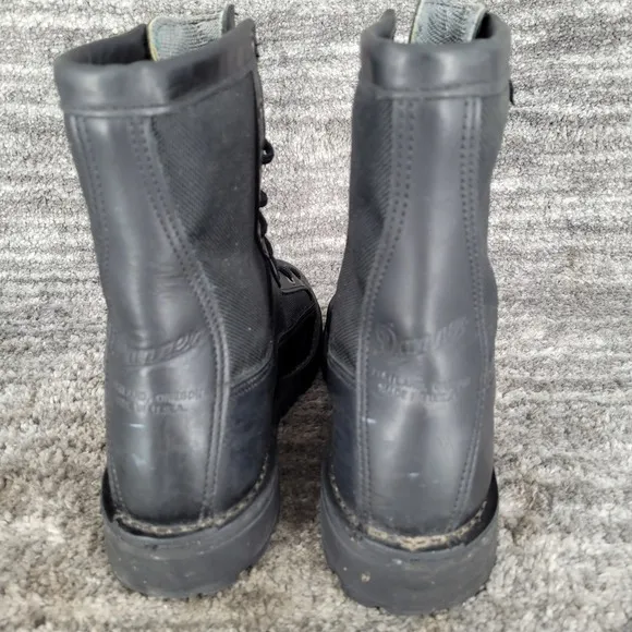 Danner Leather Acadia Work Boots Waterproof USA Made Black Size Mens 7