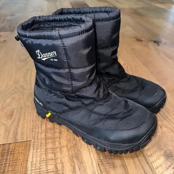 Danner Mens Black Freddo Fred Snow Boots 200G D120030 Size 8 ONLY AVAIL IN JAPAN