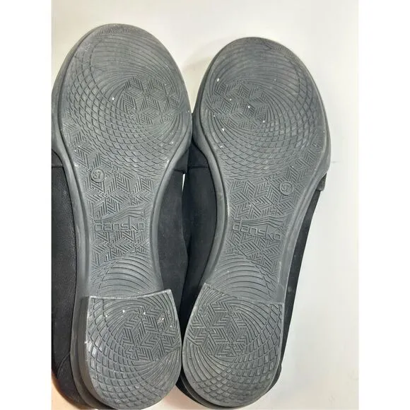 Dansko Karen black leather loafers size 37 (6.5)