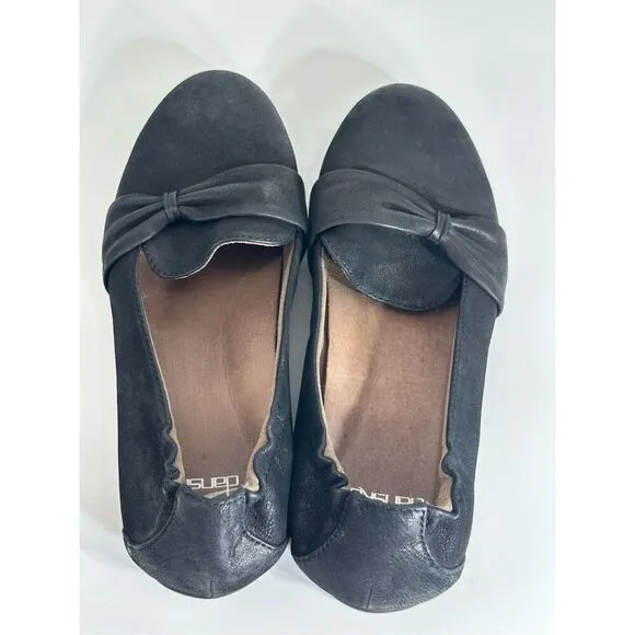 Dansko Karen black leather loafers size 37 (6.5)