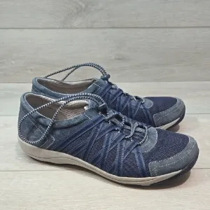 Dansko Women Leather Oitdoor Blue Casual Shoes Sneakers Sz 41/10.5-11