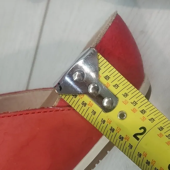 Dansko Women Wedge ViennaTomato Milled Nubuck Sandals Leather Shoes  42/11.5-12