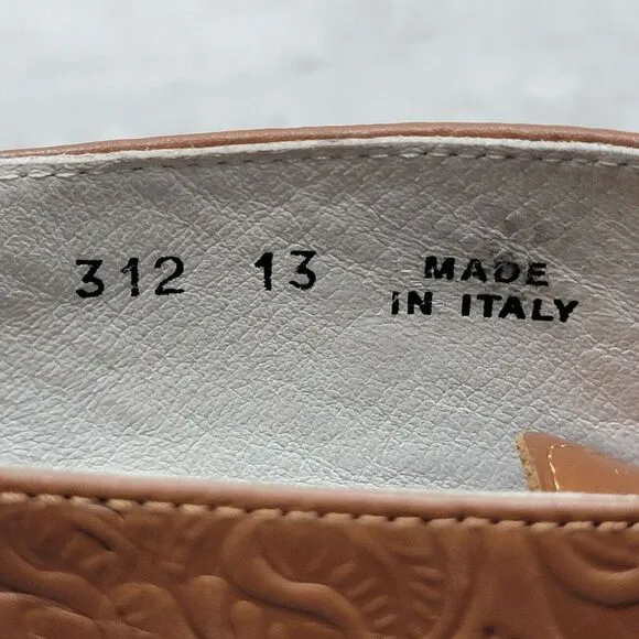 Del Toro Brown Leather‎ Ankle Boots Sneakers Shoes Italy Men's Size 13 Gum Sole