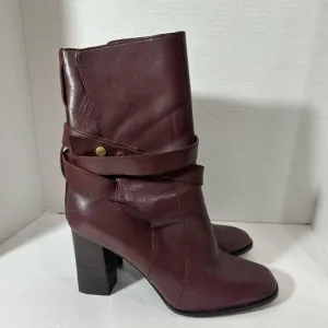 Diane Von Furstenberg Leather Boots Sz 9 1/2