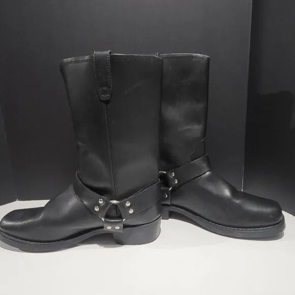 Dingo Men's Black Size 13 Leather Western Cowboy Boots