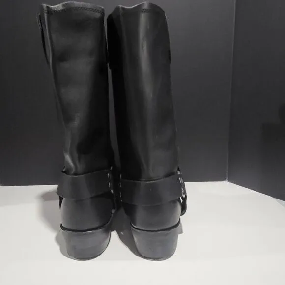 Dingo Men's Black Size 13 Leather Western Cowboy Boots