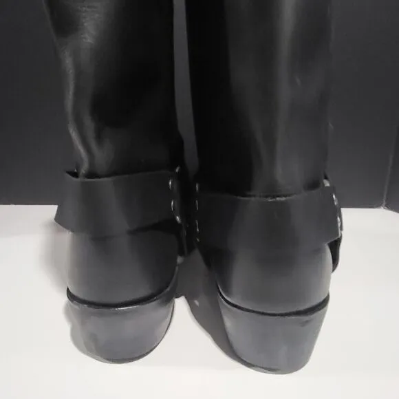 Dingo Men's Black Size 13 Leather Western Cowboy Boots