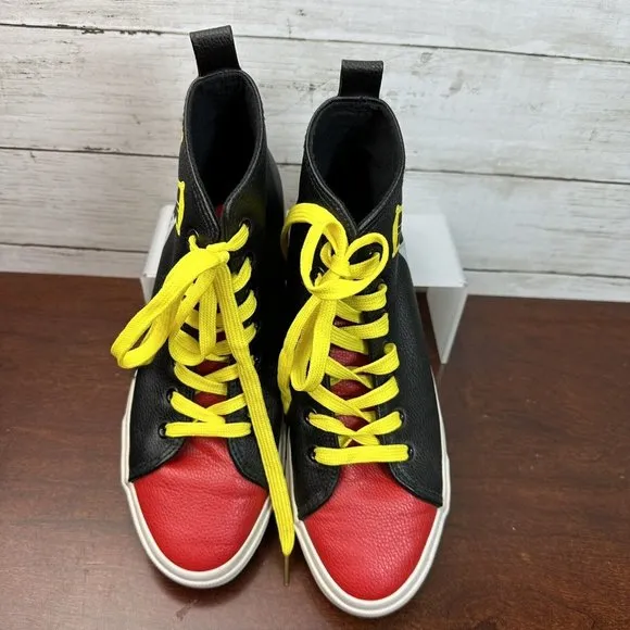 Disney Kingdom Hearts Men's 7 Women's 8.5* High Top Lace Up Sneakers Multi Color