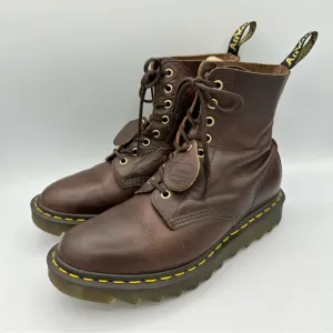 Doc Marten 1460 Pascal England Made Ripple Sole Boots dark brown vintage style